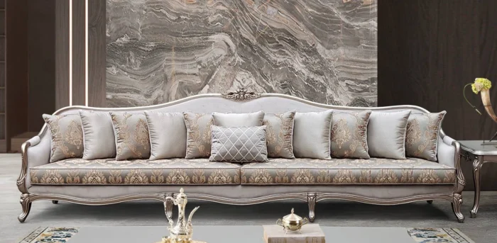 Victorian-Style 5 Seater Sofa - Image 1